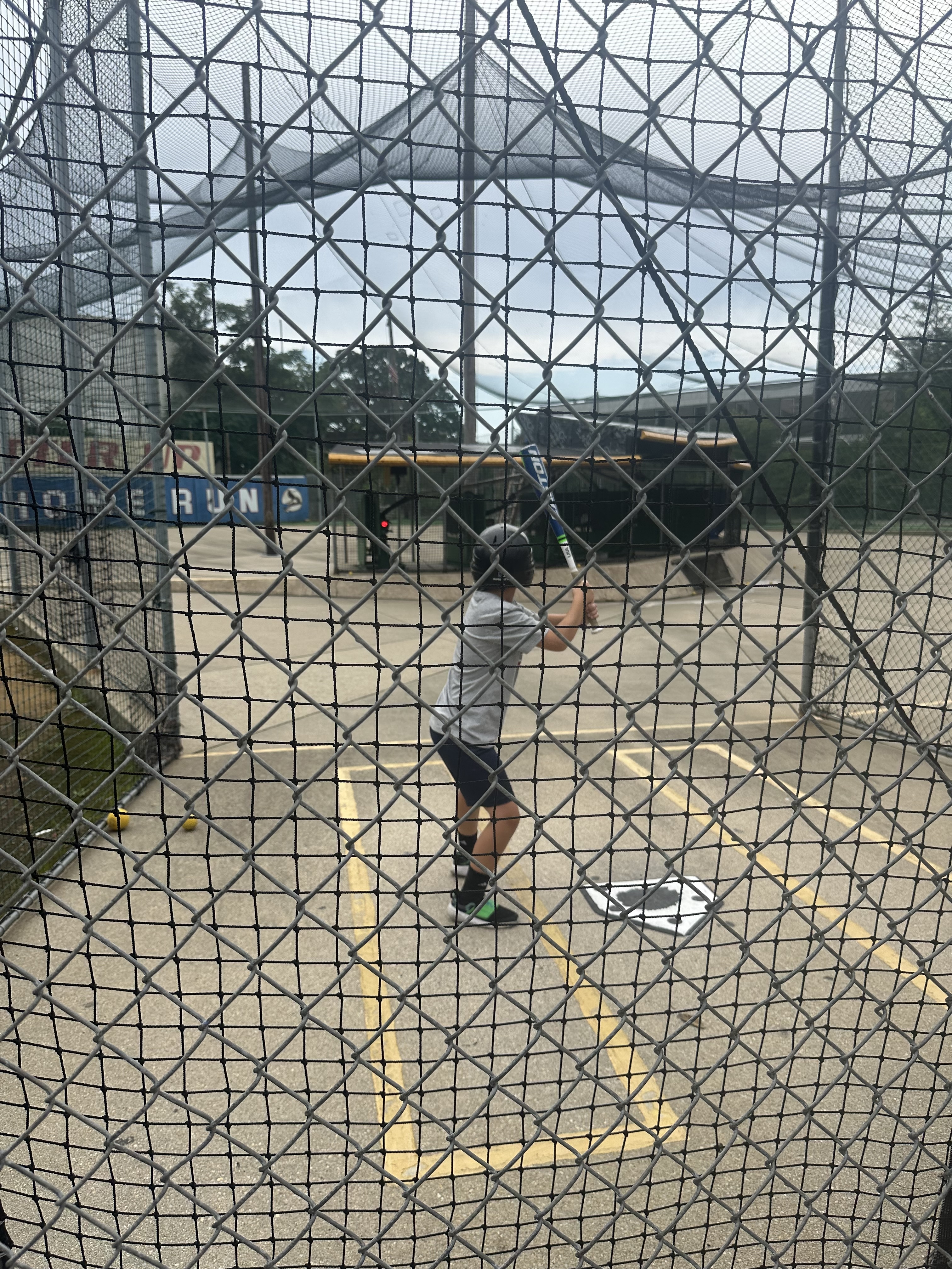 Baseball batting cages at Batter Up