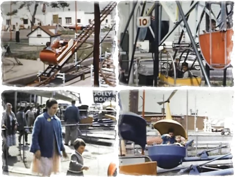 Jolly Roger's amusement rides in color